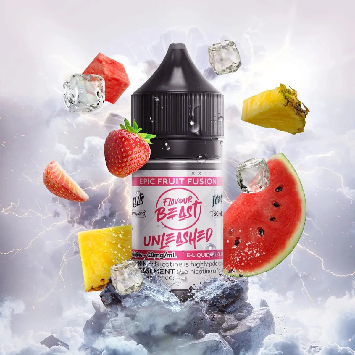 FLAVOUR BEAST - Epic Fruit Fusion Unleashed by Flavour Beast - Salt Nic Vape Juice - Psycho Vape