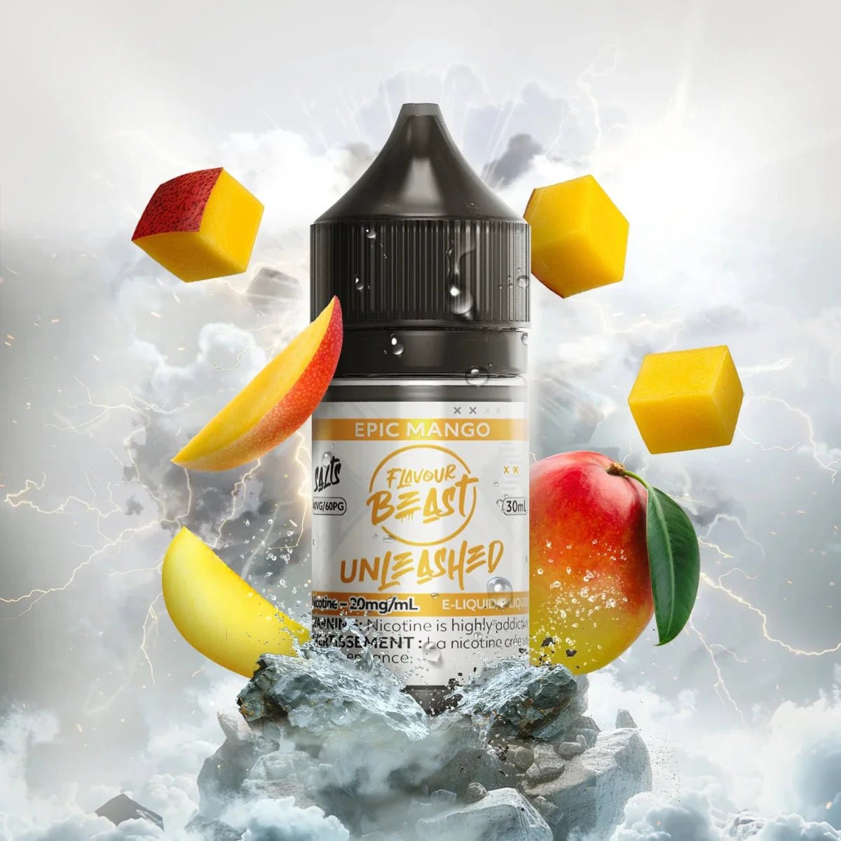 FLAVOUR BEAST - Epic Mango Unleashed by Flavour Beast - Salt Nic Vape Juice - Psycho Vape