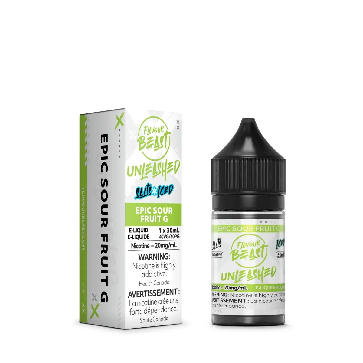 FLAVOUR BEAST - Epic Sour Fruit G Unleashed by Flavour Beast - Salt Nic Vape Juice - Psycho Vape