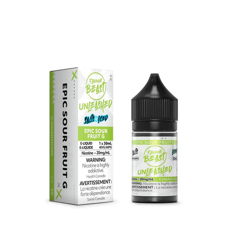FLAVOUR BEAST - Epic Sour Fruit G Unleashed by Flavour Beast - Salt Nic Vape Juice - Psycho Vape