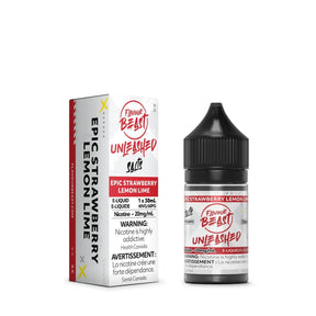FLAVOUR BEAST - Epic Strawberry Lemon Lime Unleashed by Flavour Beast - Salt Nic Vape Juice - Psycho Vape