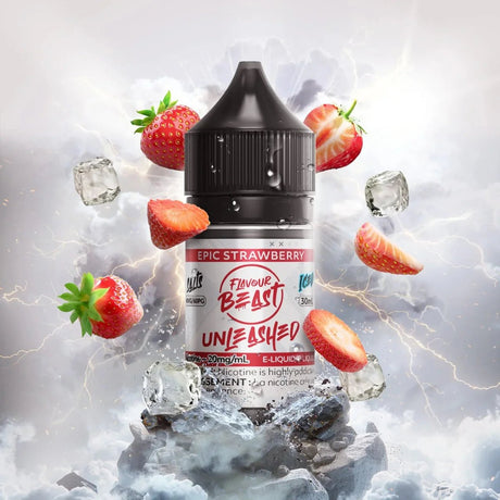 FLAVOUR BEAST - Epic Strawberry Unleashed by Flavour Beast - Salt Nic Vape Juice - Psycho Vape