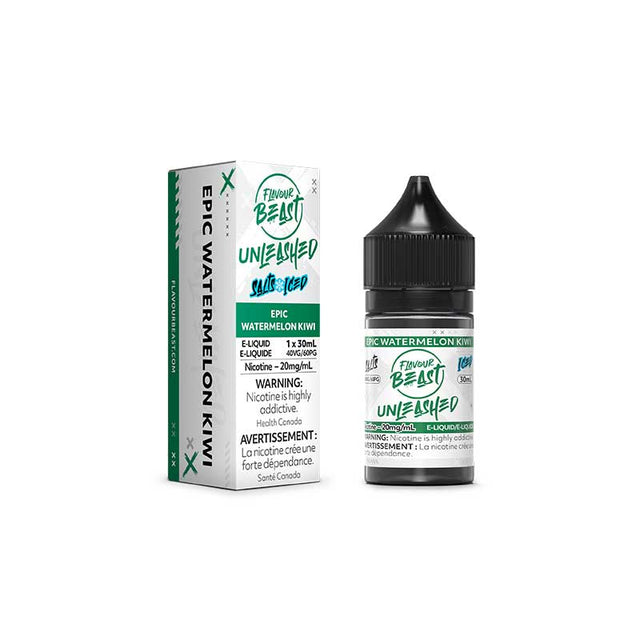 FLAVOUR BEAST - Epic Watermelon Kiwi Iced Unleashed Salt by Flavour Beast E - Liquid - Psycho Vape