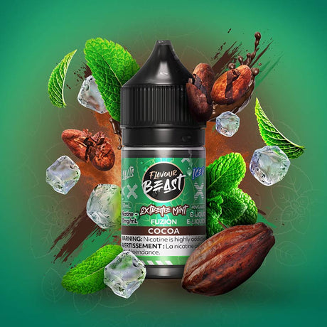 FLAVOUR BEAST - Extreme Mint Fuzion Cocoa (Iced) by Flavour Beast Salt - Psycho Vape