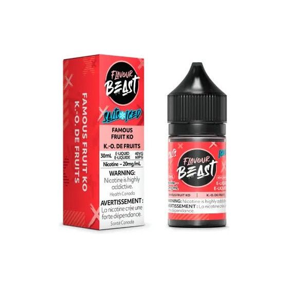 FLAVOUR BEAST - Famous Fruit KO Iced Salt by Flavour Beast E - Liquid - Psycho Vape