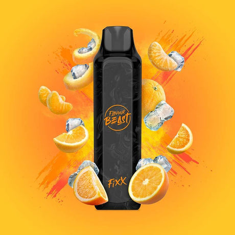 FLAVOUR BEAST - Flavour Beast Fixx 3000 Disposable - Outrageous Orange Iced - Psycho Vape