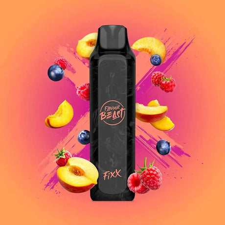 FLAVOUR BEAST - Flavour Beast Fixx 3000 Disposable - Packin' Peach Berry - Psycho Vape