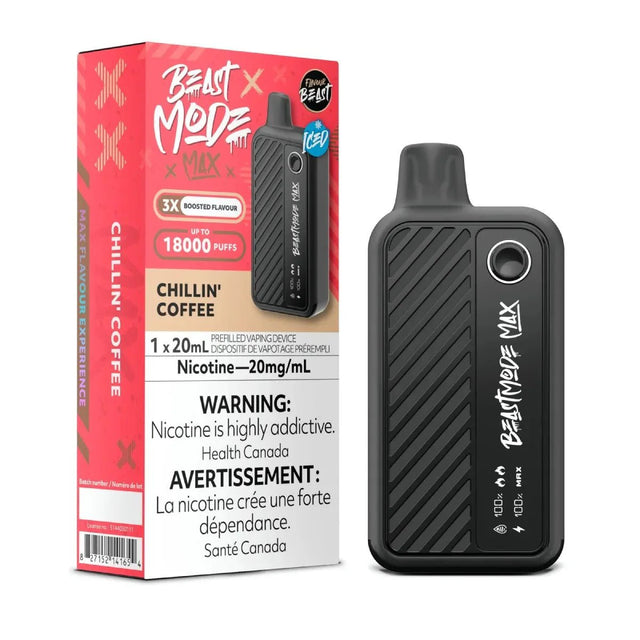 FLAVOUR BEAST - Flavour Beast Beast Mode Max 18K Disposable - Chillin' Coffee - Psycho Vape