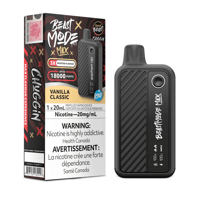 FLAVOUR BEAST - Flavour Beast Beast Mode Max 18K Disposable - Chuggin' Vanilla Classic - Psycho Vape