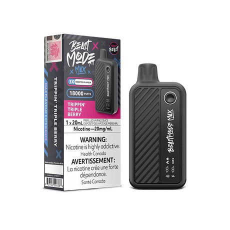 FLAVOUR BEAST - Flavour Beast Beast Mode Max 18K Disposable - Trippin' Triple Berry - Psycho Vape