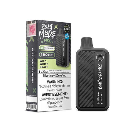 FLAVOUR BEAST - Flavour Beast Beast Mode Max 18K Disposable - Wild White Grape Iced - Psycho Vape