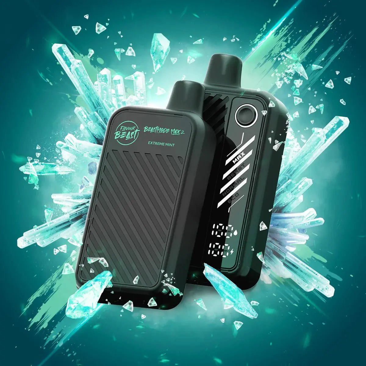 FLAVOUR BEAST - Flavour Beast Beast Mode Max 2 50K Disposable - Extreme Mint Iced - Psycho Vape
