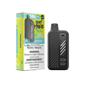 FLAVOUR BEAST - Flavour Beast Beast Mode Max 2 50K Disposable - Miami Mint Iced - Psycho Vape