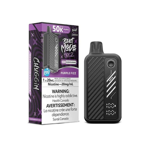 FLAVOUR BEAST - Flavour Beast Beast Mode Max 2 50K Disposable - Purple Sparkle - Psycho Vape
