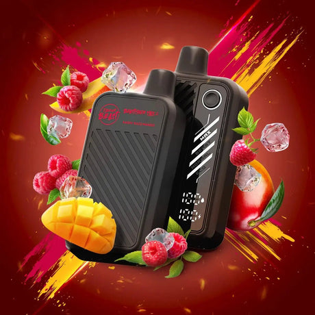 FLAVOUR BEAST - Flavour Beast Beast Mode Max 2 50K Disposable - Ragin' Razz Mango Iced - Psycho Vape