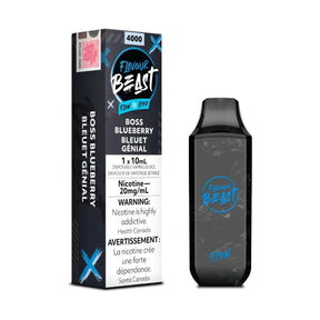 FLAVOUR BEAST - Flavour Beast Flow 4000 Disposable - Boss Blueberry Iced - Psycho Vape