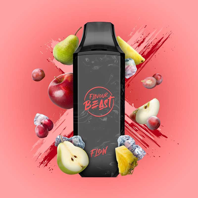 FLAVOUR BEAST - Flavour Beast Flow 4000 Disposable - Famous Fruit KO Iced - Psycho Vape