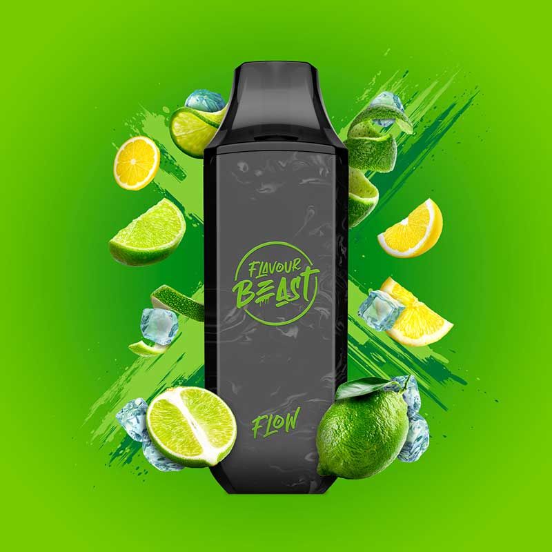 FLAVOUR BEAST - Flavour Beast Flow 4000 Disposable - Gnarly Green D (Green Dew) - Psycho Vape