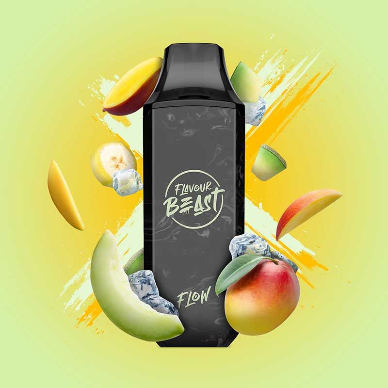 FLAVOUR BEAST - Flavour Beast Flow 4000 Disposable - Hip Honeydew Mango Iced - Psycho Vape