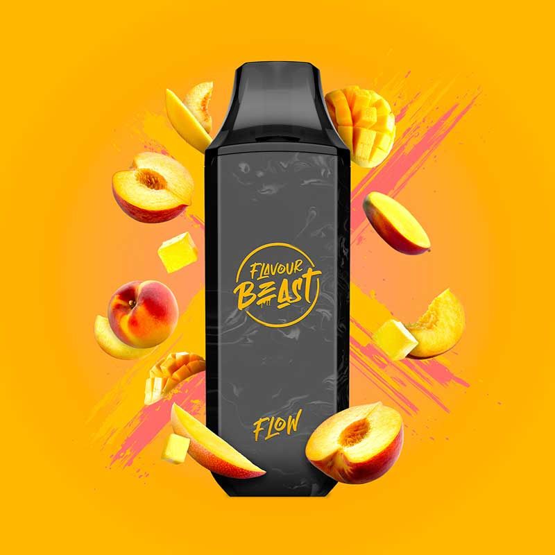 FLAVOUR BEAST - Flavour Beast Flow 4000 Disposable - Mad Mango Peach - Psycho Vape