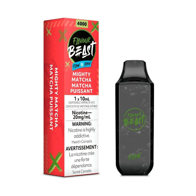 FLAVOUR BEAST - Flavour Beast Flow 4000 Disposable - Mighty Matcha Iced - Psycho Vape