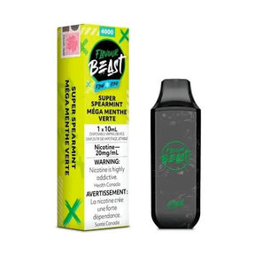 FLAVOUR BEAST - Flavour Beast Flow 4000 Disposable - Super Spearmint - Psycho Vape