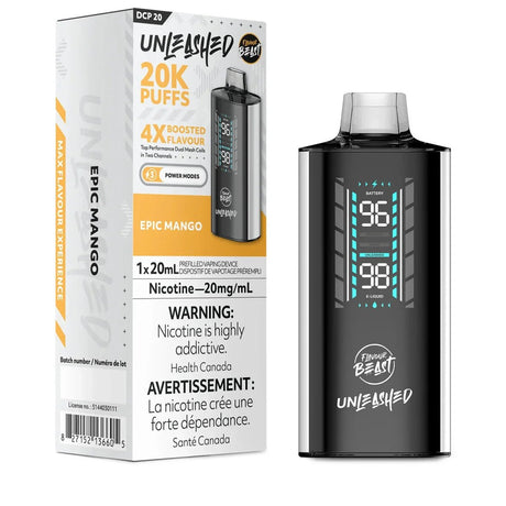 FLAVOUR BEAST - Flavour Beast Unleashed DCP 20K Disposable - Epic Mango - Psycho Vape