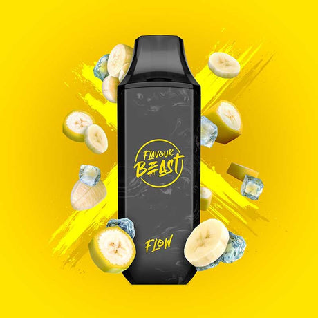 FLAVOUR BEAST - Flavour Beast Flow 4000 Disposable - Bussin Banana Iced - Psycho Vape