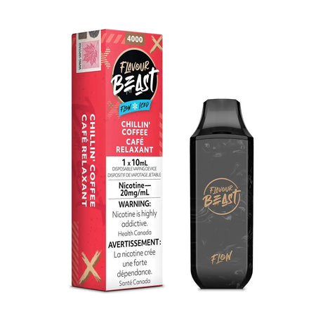 FLAVOUR BEAST - Flavour Beast Flow 4000 Disposable - Chillin' Coffee Iced - Psycho Vape