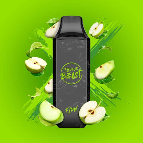 FLAVOUR BEAST - Flavour Beast Flow 4000 Disposable - Gusto Green Apple - Psycho Vape