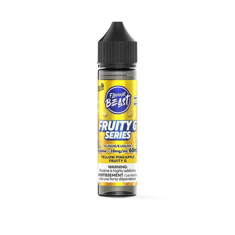 Flavour Beast Fruity G - Yellow Pineapple - Salt Nic E-Liquid - Psycho Vape