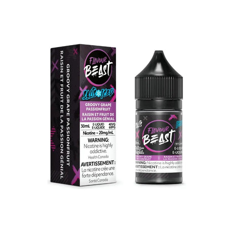 FLAVOUR BEAST - Groovy Grape Passionfruit Iced Salt by Flavour Beast E - Liquid - Psycho Vape