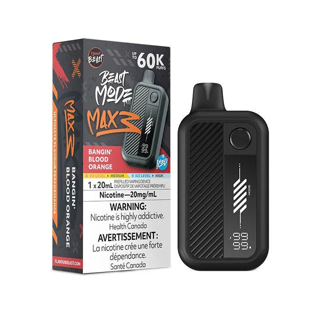 Flavour Beast Mode Max 3 60K - Bangin' Blood Orange Iced - Psycho Vape