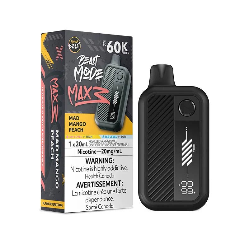 Flavour Beast Mode Max 3 60K - Mad Mango Peach - Psycho Vape