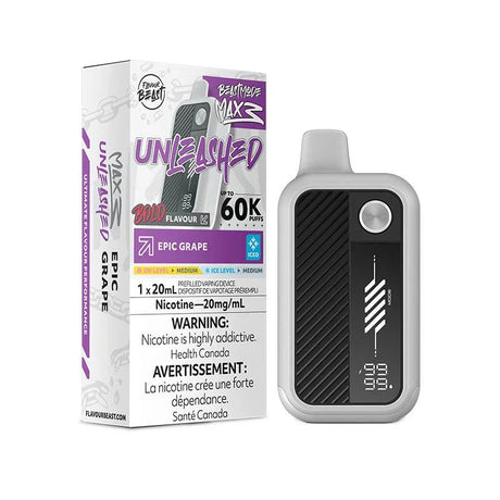 Flavour Beast Mode Max 3 60K - Unleashed - Epic Grape Iced - Psycho Vape