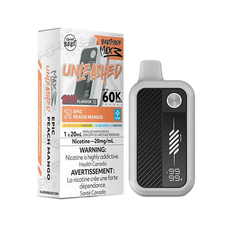 Flavour Beast Mode Max 3 60K - Unleashed - Epic Peach Mango Iced - Psycho Vape