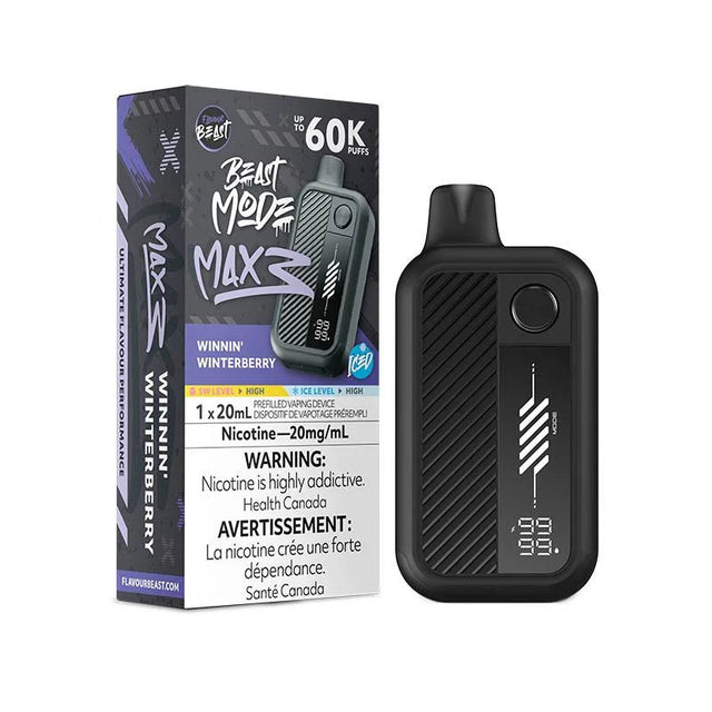 Flavour Beast Mode Max 3 60K - Winnin' Winterberry Iced - Psycho Vape