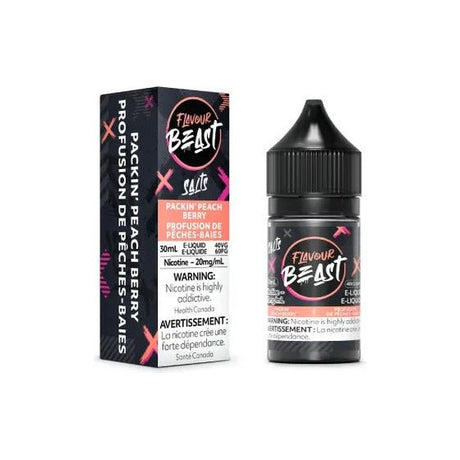 FLAVOUR BEAST - Packin' Peach Berry Salt by Flavour Beast E - Liquid - Psycho Vape