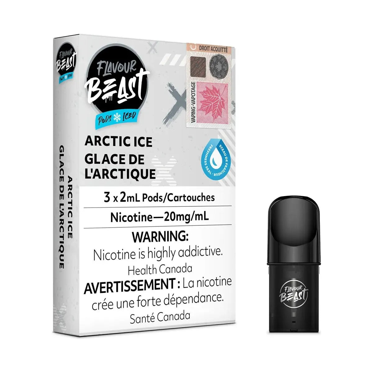 Shop Flavour Beast Pod Pack - Arctic Ice - at Vapeshop Mania