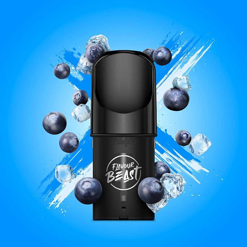 FLAVOUR BEAST - Flavour Beast Pod Pack - Boss Blueberry Iced - Psycho Vape