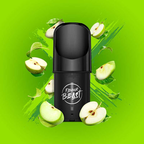 FLAVOUR BEAST - Flavour Beast Pod Pack - Gusto Green Apple - Psycho Vape