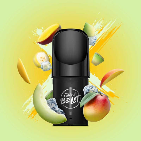 FLAVOUR BEAST - Flavour Beast Pod Pack - Hip Honeydew Mango Iced - Psycho Vape