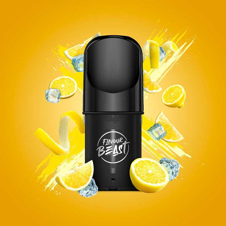 FLAVOUR BEAST - Flavour Beast Pod Pack - Lemon Squeeze Iced - Psycho Vape