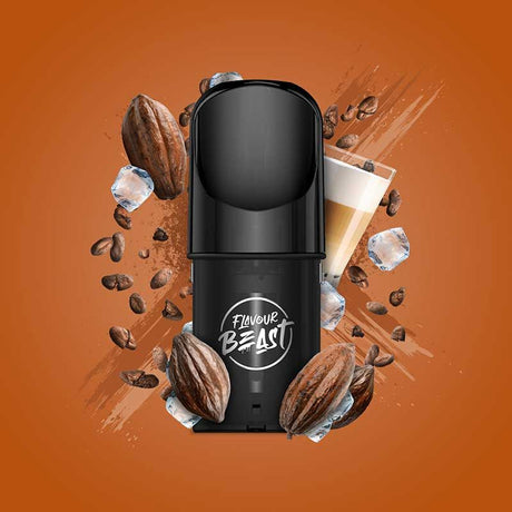 FLAVOUR BEAST - Flavour Beast Pod Pack - Loco Cocoa Latte Iced - Psycho Vape