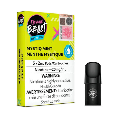 FLAVOUR BEAST - Flavour Beast Pod Pack - Mystiq Mint Iced - Psycho Vape