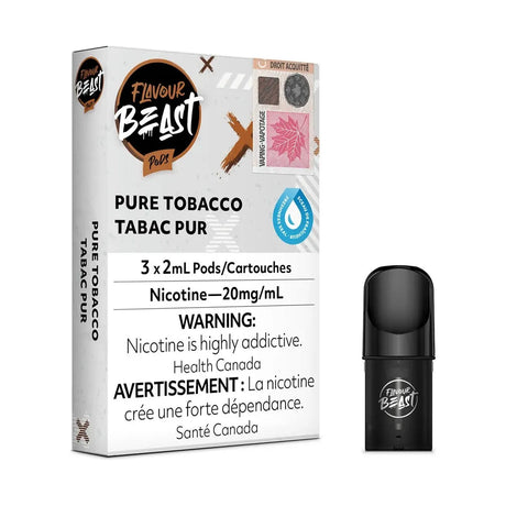 FLAVOUR BEAST - Flavour Beast Pod Pack - Pure Tobacco - Psycho Vape