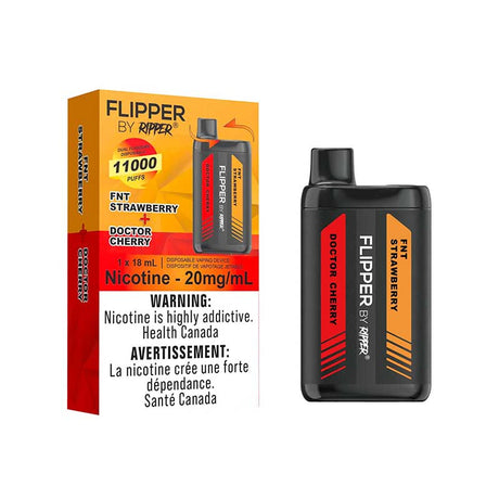 FLIPPER - Flipper by Ripper 11000 - FNT Strawberry & Dr Cherry - Psycho Vape