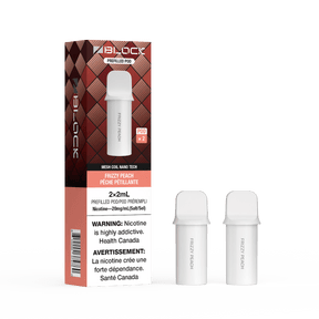 Frizzy Peach – ZBlock 2mL Pod 2-Pack Prefilled Pod - Psycho Vape