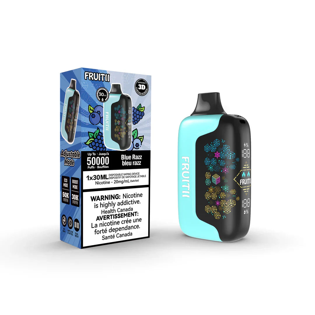 Fruitii 50K Disposable Vape - Blue Razz