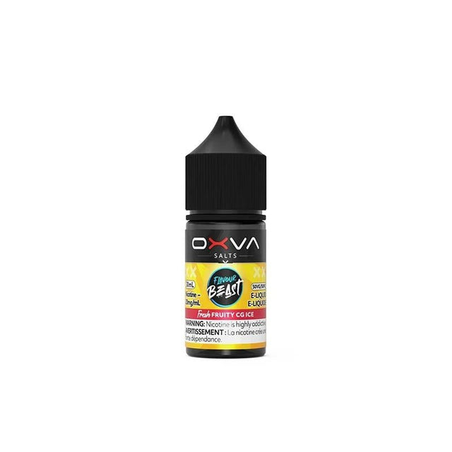 Fruity CG Ice Salt Nic E-Liquid – Flavour Beast X OXVA - Psycho Vape